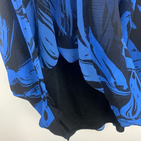 Lane Bryant Dress Womens 26/28 Maxi Strapless Spring Summer Smocked Flowy Long - Picture 3 of 11